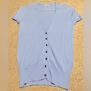 J. CREW FACTORY SHORT SLEEVE CARDIGAN XS